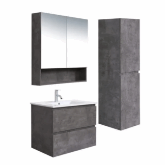 Luna 750mm Wall Hung Vanity with Ceramic Basin Top