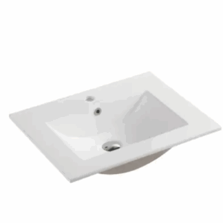 Mercio 600mm High Gloss White Slim Ceramic Top