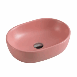 Vale 97 Matt Pink Above Counter Basin